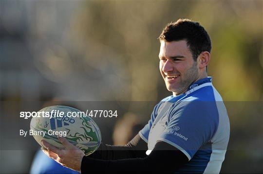 Leinster Rugby Squad Training - Wednesday 8th December