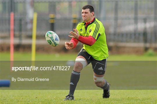 Munster Rugby Squad Training - Tuesday 15th December