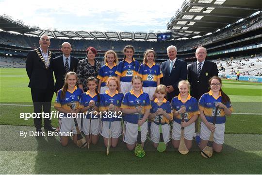 INTO Cumann na mBunscol GAA Respect Exhibition Go Games at Kilkenny v Tipperary - GAA Hurling All-Ireland Senior Championship Final INTO Cumann na mBunscol GAA Respect Exhibition Go Games at Kilkenny v Tipperary - GAA Hurling All-Ireland Senior Championship Final