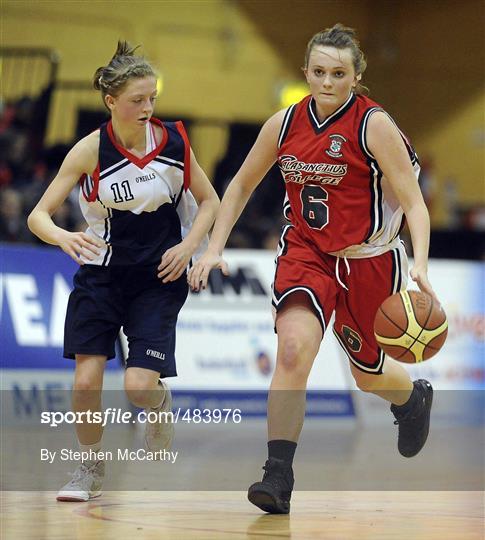 Calasanctius College, Oranmore, Galway, v St. Vincents Secondary School, Cork - Basketball Ireland Girls U16A Schools Cup Final