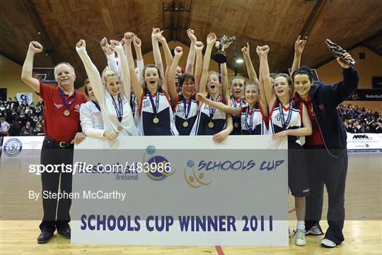 Calasanctius College, Oranmore, Galway, v St. Vincents Secondary School, Cork - Basketball Ireland Girls U16A Schools Cup Final Calasanctius College, Oranmore, Galway, v St. Vincents Secondary School, Cork - Basketball Ireland Girls U16A Schools Cup Final