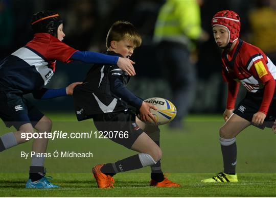 Bank of Ireland Half-Time Mini Games at Leinster v Ospreys - Guinness PRO12 Round 4