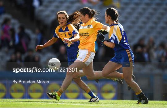 Antrim v Longford - TG4 Ladies Football All-Ireland Junior Football Championship Final Antrim v Longford - TG4 Ladies Football All-Ireland Junior Football Championship Final