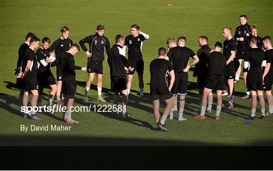 Dundalk Squad Training and Press Conference