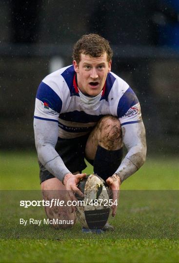 Sportsfile Old Belvedere V Blackrock College Rfc Ulster Bank