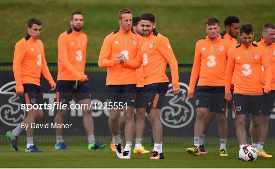 Republic of Ireland Squad Training and Press Conference