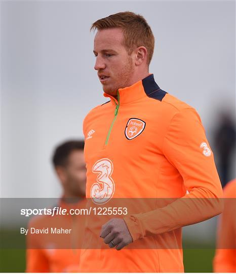 Republic of Ireland Squad Training and Press Conference