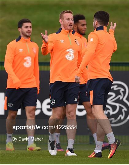 Republic of Ireland Squad Training and Press Conference Republic of Ireland Squad Training and Press Conference