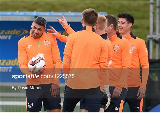 Republic of Ireland Squad Training and Press Conference Republic of Ireland Squad Training and Press Conference
