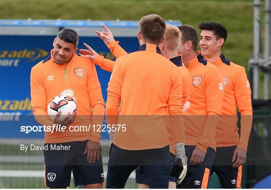 Republic of Ireland Squad Training and Press Conference