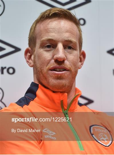 Republic of Ireland Squad Training and Press Conference Republic of Ireland Squad Training and Press Conference