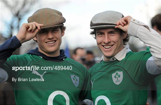 Supporters at Ireland v France - Six Nations Rugby Championship