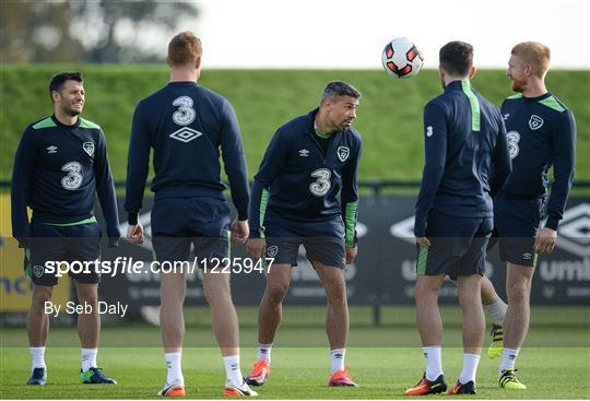 Republic of Ireland Squad Training and Press Conference