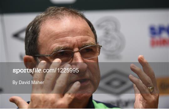 Republic of Ireland Squad Training and Press Conference