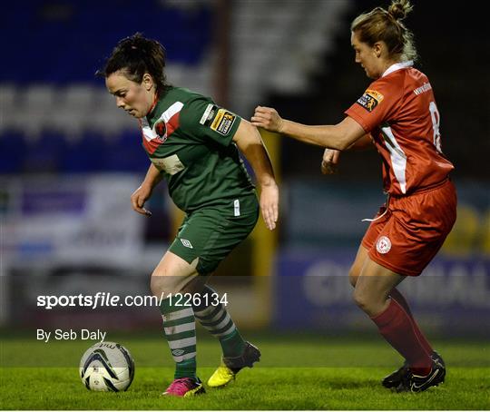 Shelbourne Ladies v Cork City WFC - Continental Tyres Women's National League
