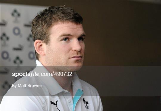 Ireland Rugby Squad Press Conference - Thursday 17th February 2011