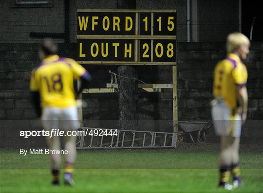 Wexford v Louth - Cadbury Leinster Under 21 Football Quarter-Final