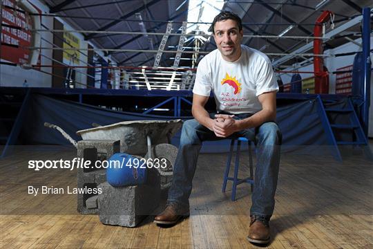 A-Z Children's Charity ambassador and Olympic Silver medalist Kenny Egan