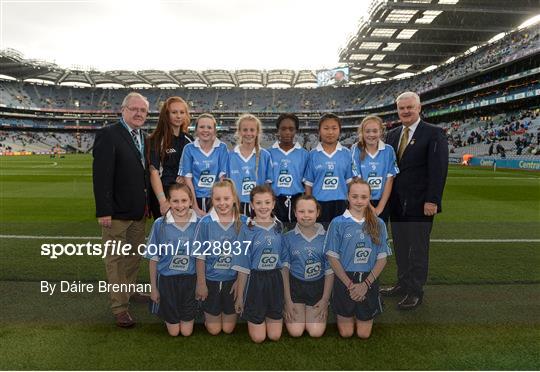 INTO Cumann na mBunscol GAA Respect Exhibition Go Games at Dublin v Mayo - GAA Football All-Ireland Senior Championship Final Replay