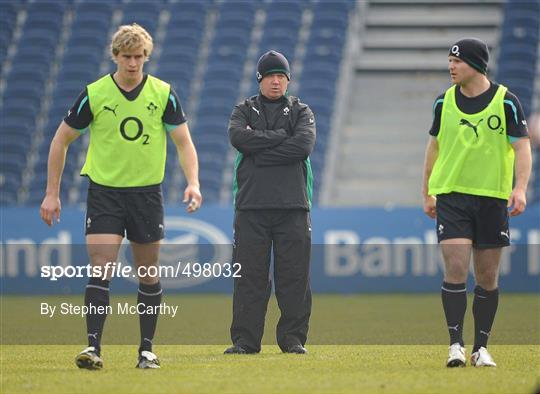 Ireland Rugby Squad Training - Wednesday 16th March 2011