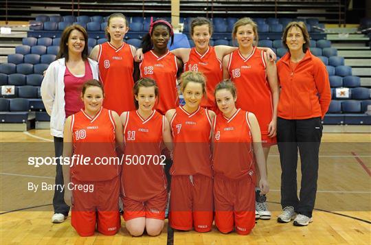 Colaiste Chiarain, Leixlip, Co. Kildare v St. Louis Community School, Kiltimagh, Co. Mayo - Basketball Ireland Girls U16C Schools League Final