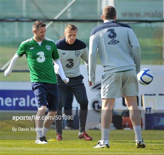 Republic of Ireland Squad Training - Friday 25th March 2011