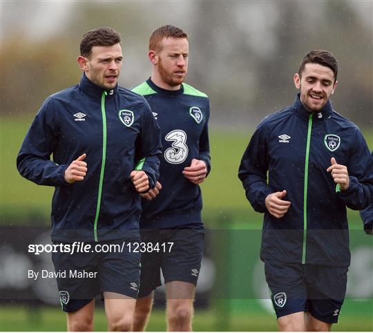 Republic of Ireland Squad Training and Press Conference Republic of Ireland Squad Training and Press Conference