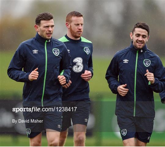 Republic of Ireland Squad Training and Press Conference