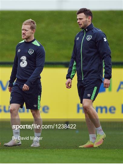 Republic of Ireland Squad Training and Press Conference