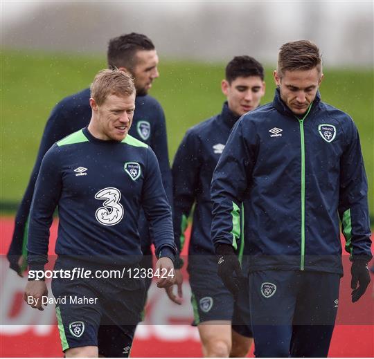 Republic of Ireland Squad Training and Press Conference Republic of Ireland Squad Training and Press Conference