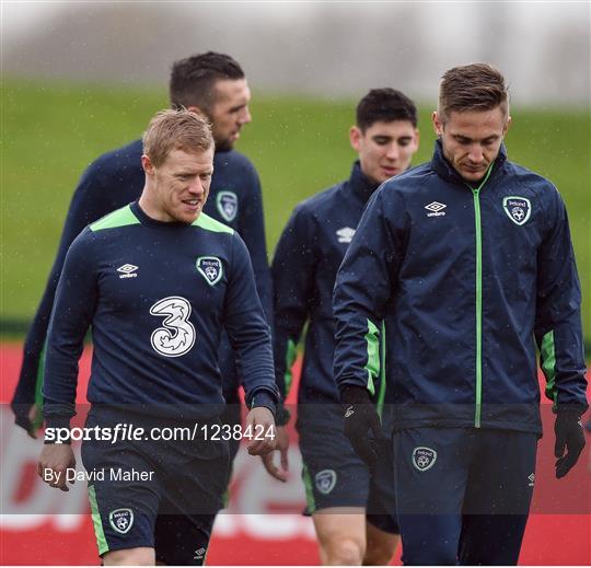 Republic of Ireland Squad Training and Press Conference