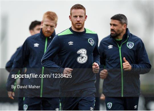 Republic of Ireland Squad Training and Press Conference