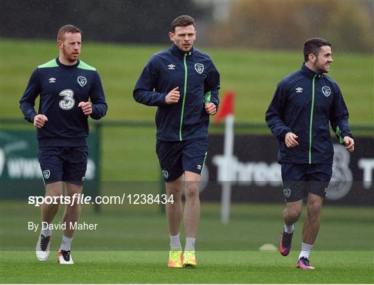 Republic of Ireland Squad Training and Press Conference Republic of Ireland Squad Training and Press Conference