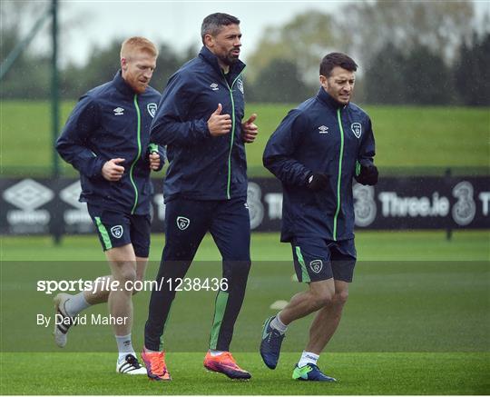 Republic of Ireland Squad Training and Press Conference