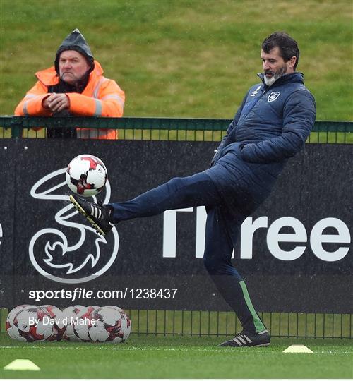 Republic of Ireland Squad Training and Press Conference