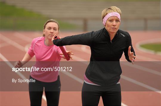 Irish Women’s World Championship 4 x 100m Squad Training Session