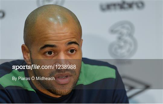 Republic of Ireland Squad Training and Press Conference Republic of Ireland Squad Training and Press Conference