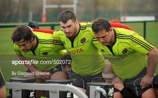 Munster Rugby Squad Training - Tuesday 29th March 2011