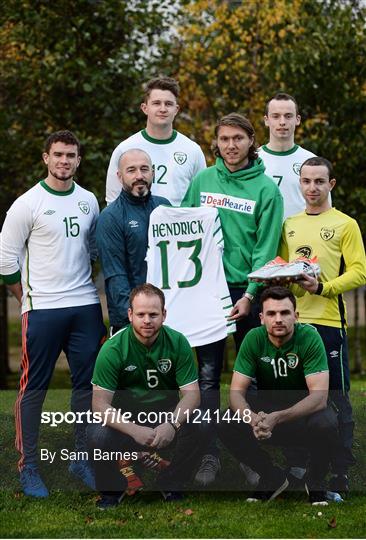 Jeff Hendrick Presentation to Irish International Deaf Soccer Team Jeff Hendrick Presentation to Irish International Deaf Soccer Team