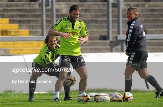 Munster Rugby Squad Training - Tuesday 19th April 2011