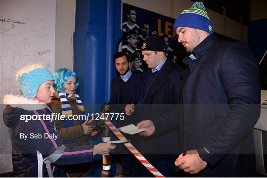 Autograph Alley at Leinster v Newport Gwent Dragons - Guinness PRO12 Round 10