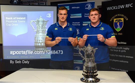 Bank of Ireland Leinster Towns Cup Draw