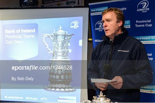 Bank of Ireland Leinster Towns Cup Draw