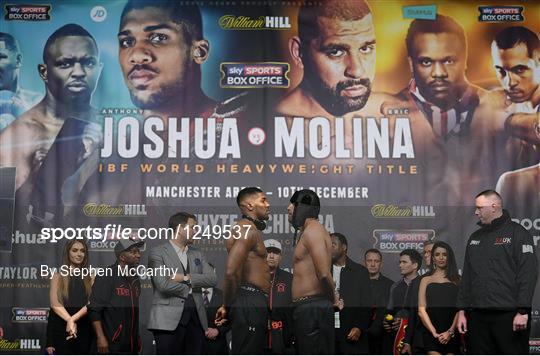 Boxing at Manchester Arena - Weigh In