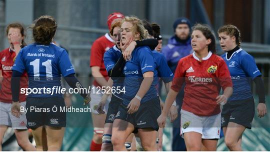 Leinster v Munster -  Women's Interprovincial Rugby Championship Round 3