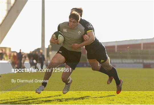 Munster Development XV v Ireland U20 XV Munster Development XV v Ireland U20 XV