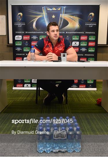 Munster Rugby Squad Training and Press Conference