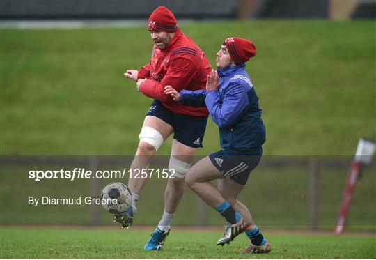 Munster Rugby Squad Training and Press Conference Munster Rugby Squad Training and Press Conference