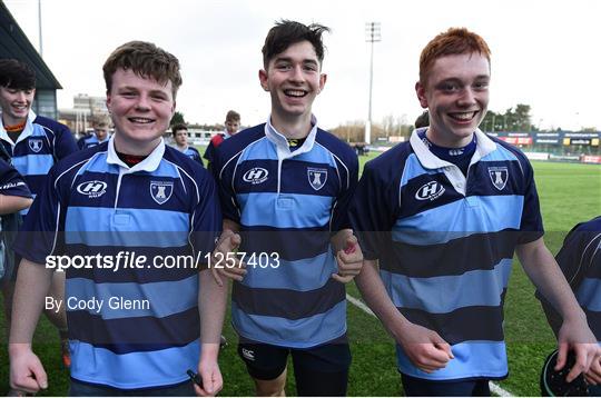 Newpark Comprehensive v Templeogue College - Bank of Ireland Fr Godfrey Cup Round 1 Newpark Comprehensive v Templeogue College - Bank of Ireland Fr Godfrey Cup Round 1