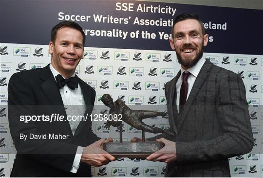 The SSE Airtricity Soccer Writers’ Association of Ireland Awards 2016